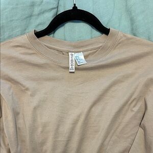 Divided Light Tan Crew Neck and Wide Sleeves